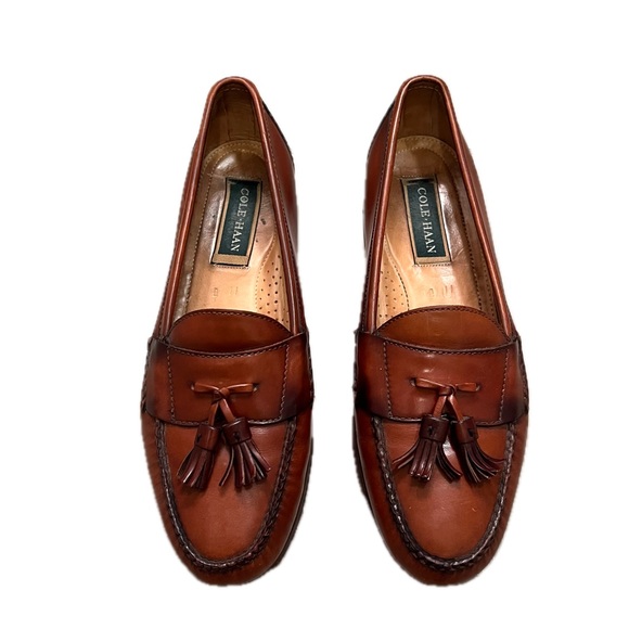 Cole Haan Pinch Tassel Loafers Brown Size 11 - Picture 2 of 11